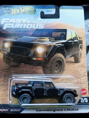 Hot Wheels Fast & Furious Lamborghini LM002 - Black